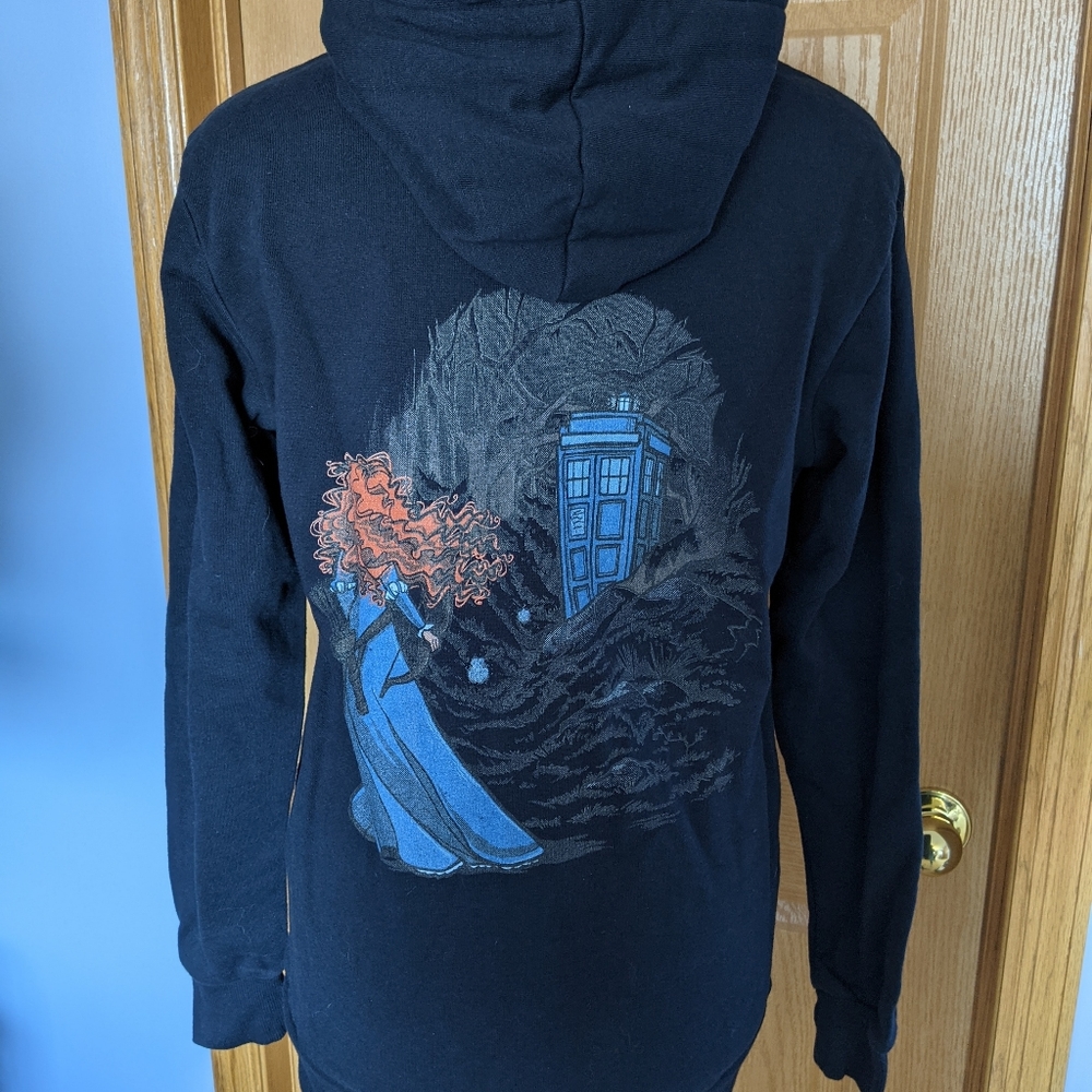 Disney/Dr. Who crossover hooded sweatshirt